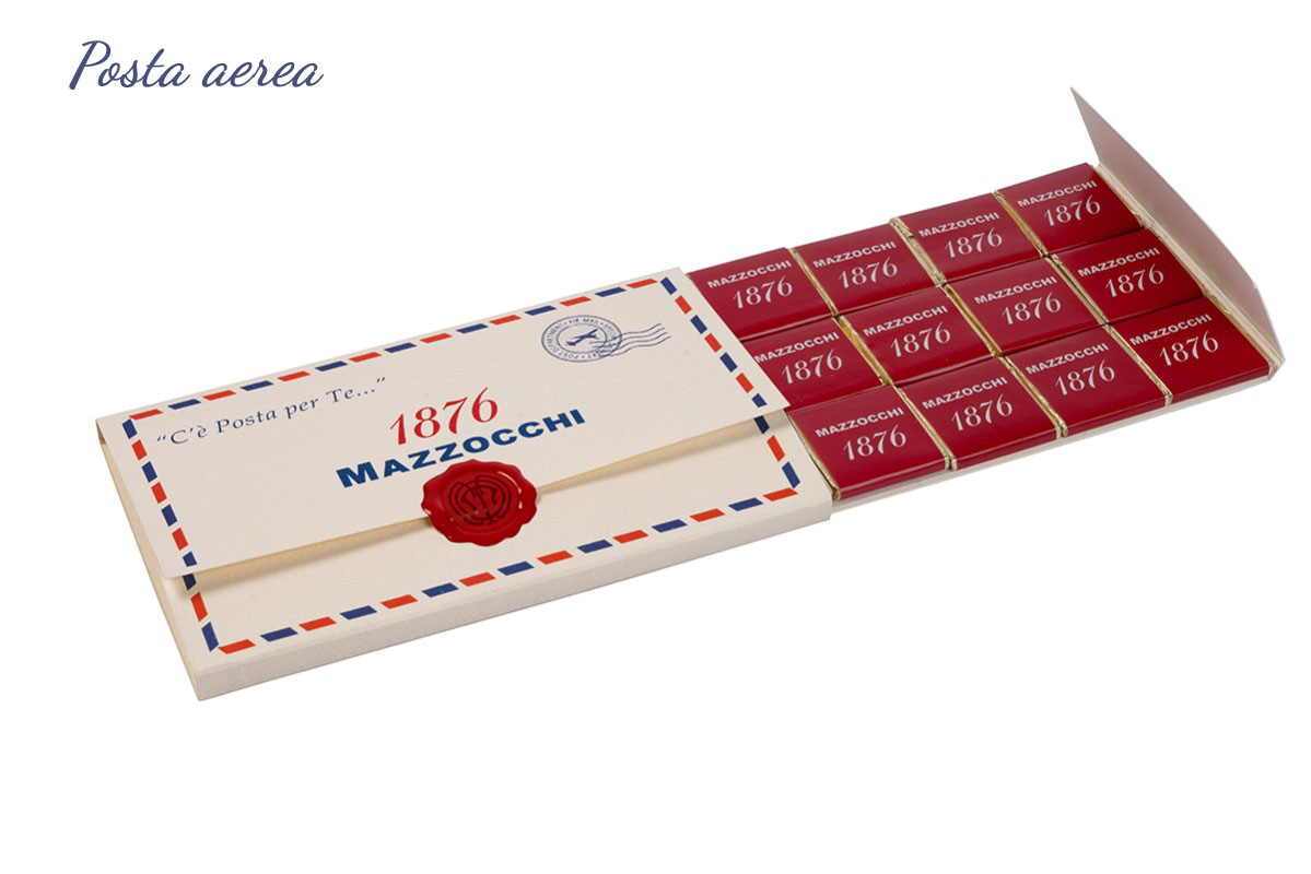 Lettera con cioccolatini