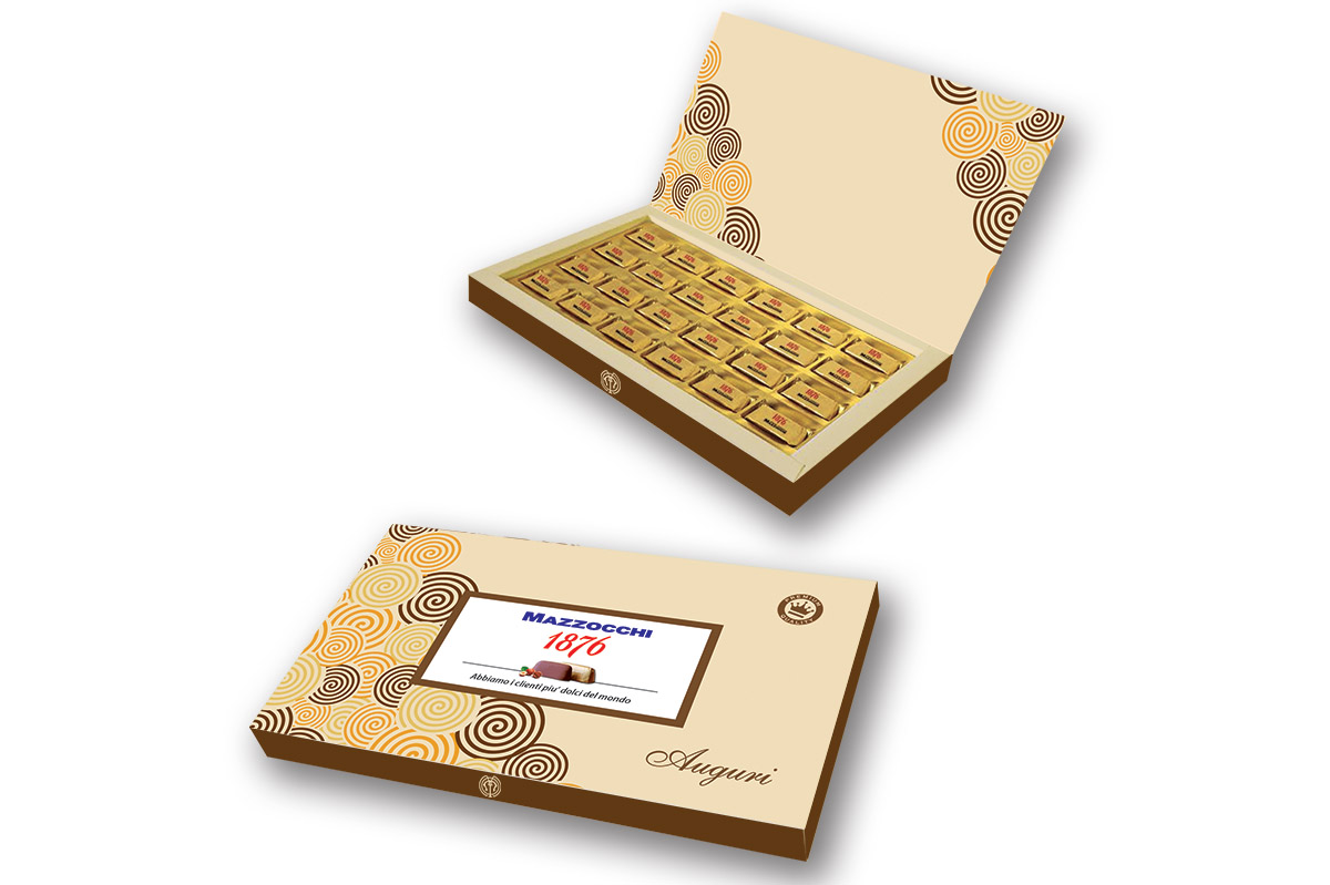 Scatola 24 Gianduiotti personalizzabili