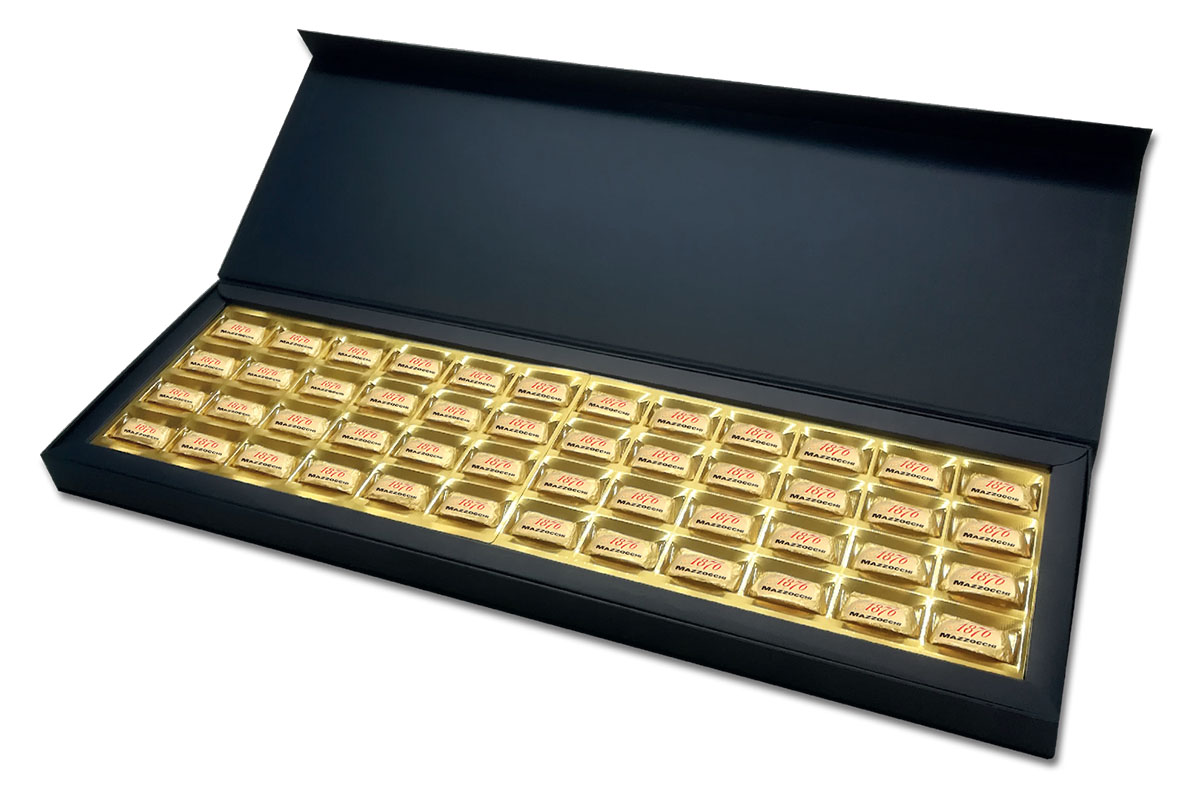 Scatola 48 Gianduiotti personalizzabili